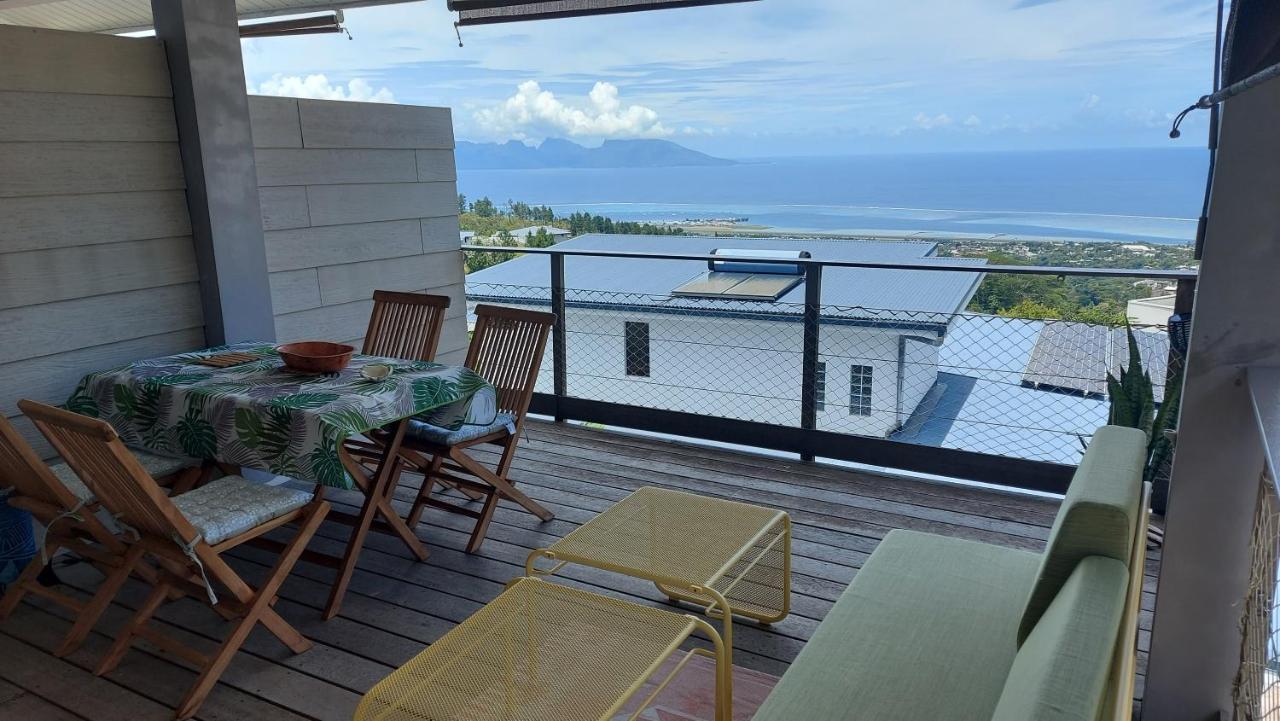 Studio Vaimiti Pour 2 Personnes Vue Mer Et Moorea Faaa Exterior foto