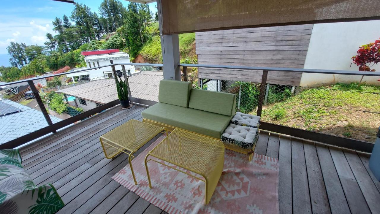 Studio Vaimiti Pour 2 Personnes Vue Mer Et Moorea Faaa Exterior foto