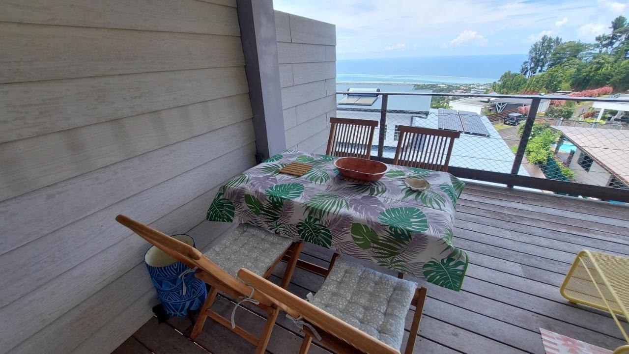 Studio Vaimiti Pour 2 Personnes Vue Mer Et Moorea Faaa Exterior foto